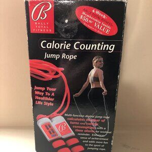 Bally Total Fitness Calorie Counting Jump Rope Brand New